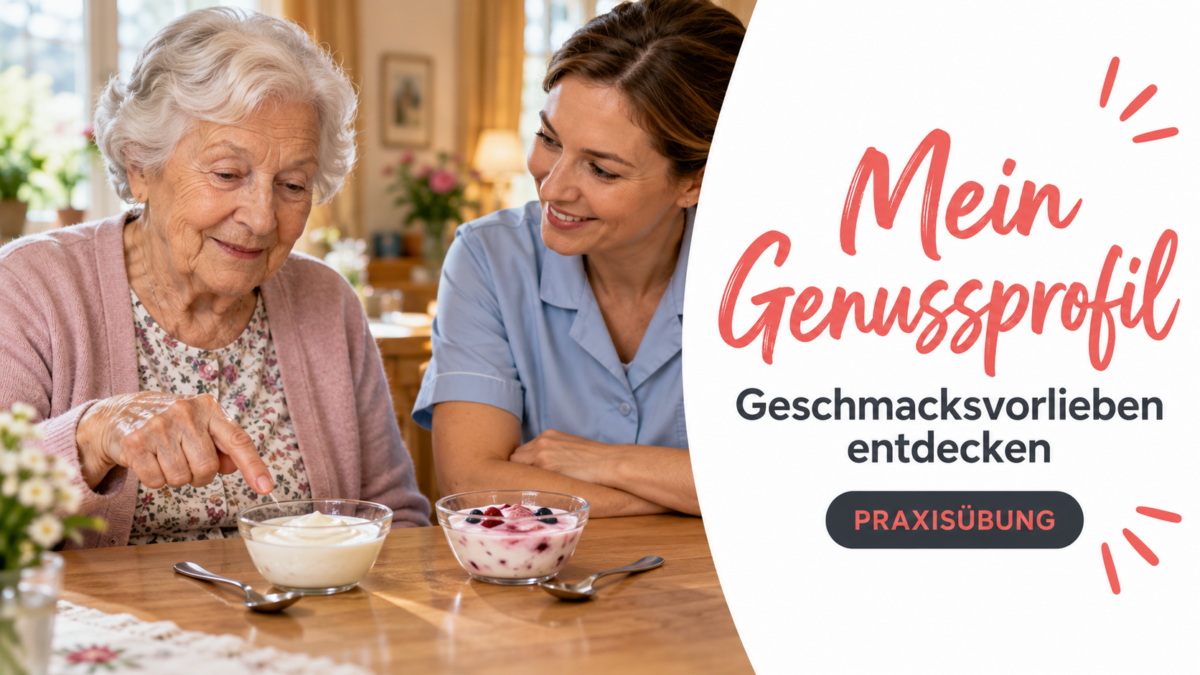 Symbolbild zur Praxisübung: Mein Genussprofil: Geschmacksvorlieben im Alltag festhalten