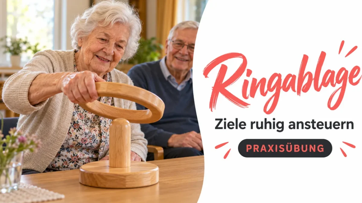 KI-Symbolbild zur Praxisübung: Große Ringe führen und ohne Werfen ablegen.